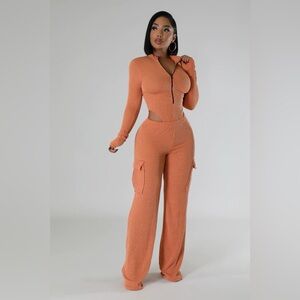 Everyday Vibes Ribbed Two Piece Bodysuit Set